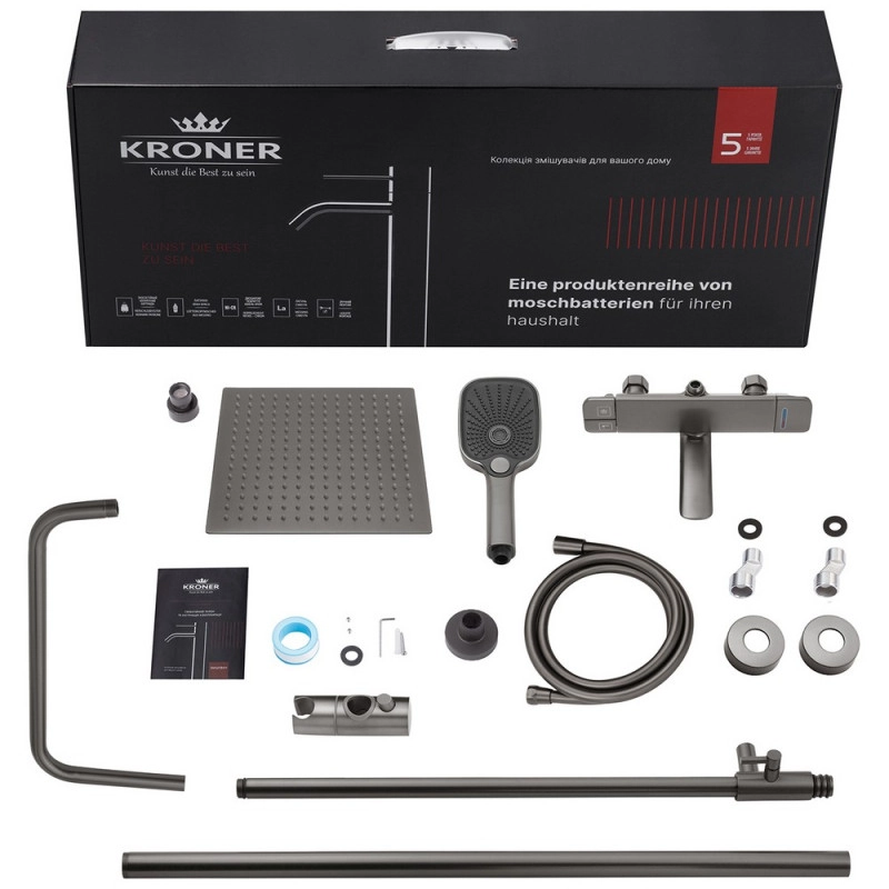 Душевая система Kroner KRP Makon - GRP063 Фото - 6